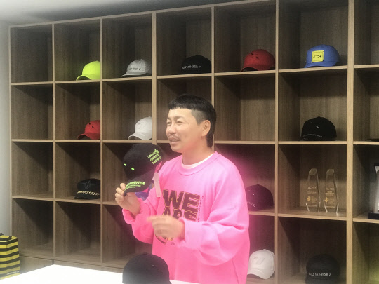 '홀리넘버세븐' 최경호 디자이너의 특강 모습
